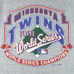 MLB (Jostens) - Minnesota Twins World Serie Champions T-Shirt 1991 Large vintage retro baseball