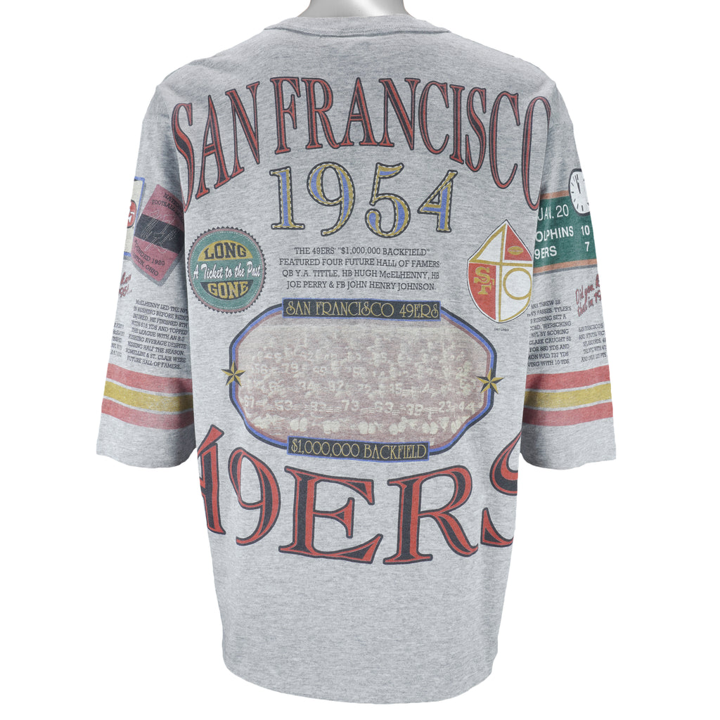 NFL (Long Gone) - San Francisco 49ers Team Of The 80s T-Shirt 1992 X-Large vintage retro football