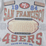 NFL (Long Gone) - San Francisco 49ers Team Of The 80s T-Shirt 1992 X-Large vintage retro football