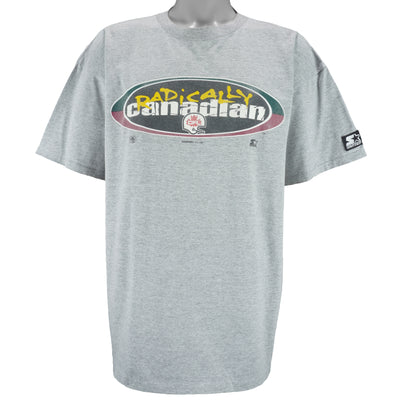 Starter (CFL) - Radically Canadian Football Single Stitch T-Shirt 1996 X-Large