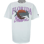 NCAA (Team Edition) - Florida Sharks Basketball Spell-Out T-Shirt 1990s Large vintage retro basketball college