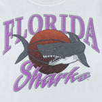 NCAA (Team Edition) - Florida Sharks Basketball Spell-Out T-Shirt 1990s Large vintage retro basketball college