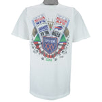 NFL (Salem) - Giants VS Bills Super Bowl XXV Matchups T-Shirt 1991 Large