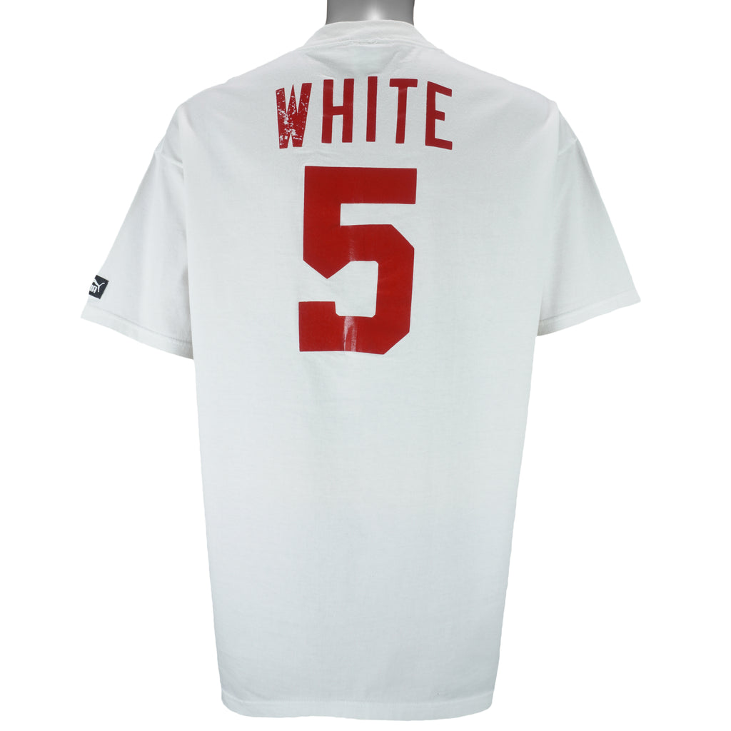 Puma - New Jersey Devils Colin White No. 5 T-Shirt 2000 Large vintage retro hockey