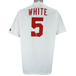 Puma - New Jersey Devils Colin White No. 5 T-Shirt 2000 Large vintage retro hockey