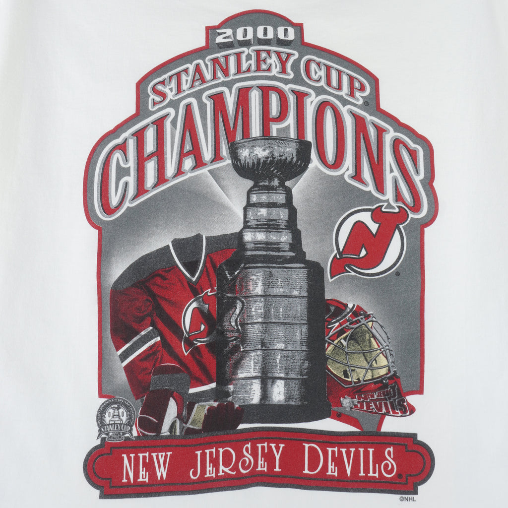 Puma - New Jersey Devils Colin White No. 5 T-Shirt 2000 Large vintage retro hockey