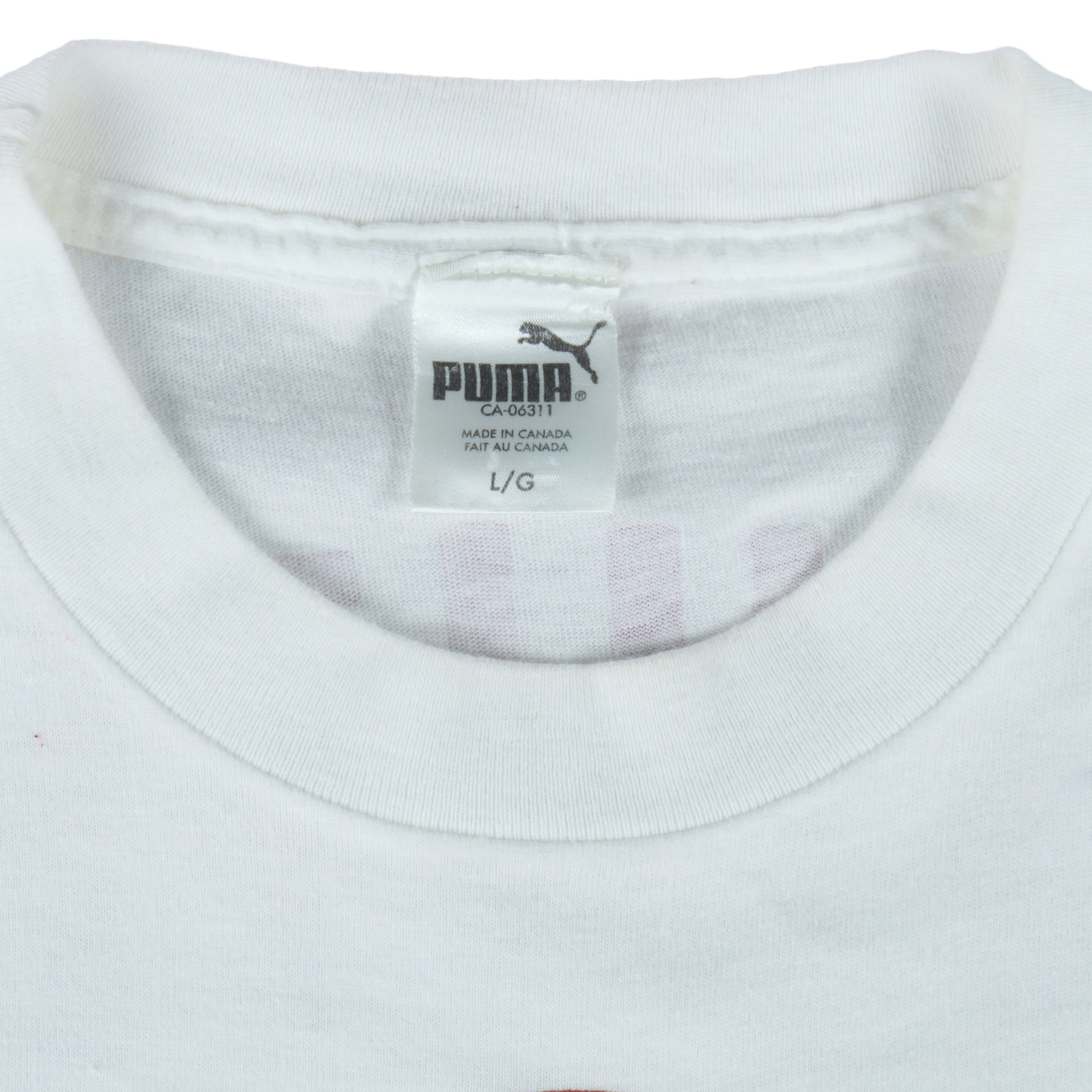 Puma - New Jersey Devils Colin White No. 5 T-Shirt 2000 Large vintage retro hockey