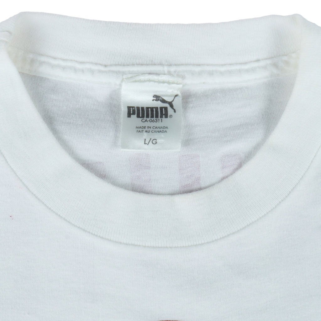 Puma - New Jersey Devils Colin White No. 5 T-Shirt 2000 Large vintage retro hockey