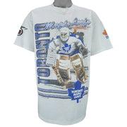 NHL (Bulletin Athletic) - Toronto Maple Leafs Spell-Out T-Shirt 1991 Large