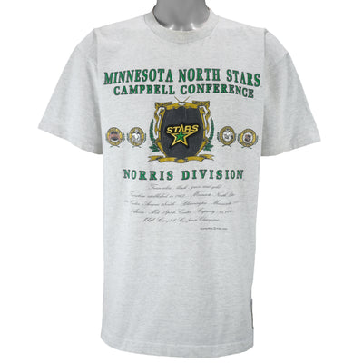 NHL (Nutmeg) - Minnesota North Stars Norris Division T-Shirt 1990s X-Large