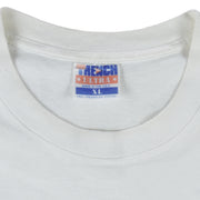 NFL (Trench) - Houston Oilers AFC Champions Spell-Out T-Shirt 1980s X-Large