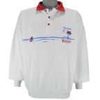 Vintage - Winston Trip'95 Is On Collared Sweatshirt 1995 Large