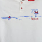 Vintage - Winston Trip'95 Is On Collared Sweatshirt 1995 Large