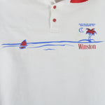 Vintage - Winston Trip'95 Is On Collared Sweatshirt 1995 Large