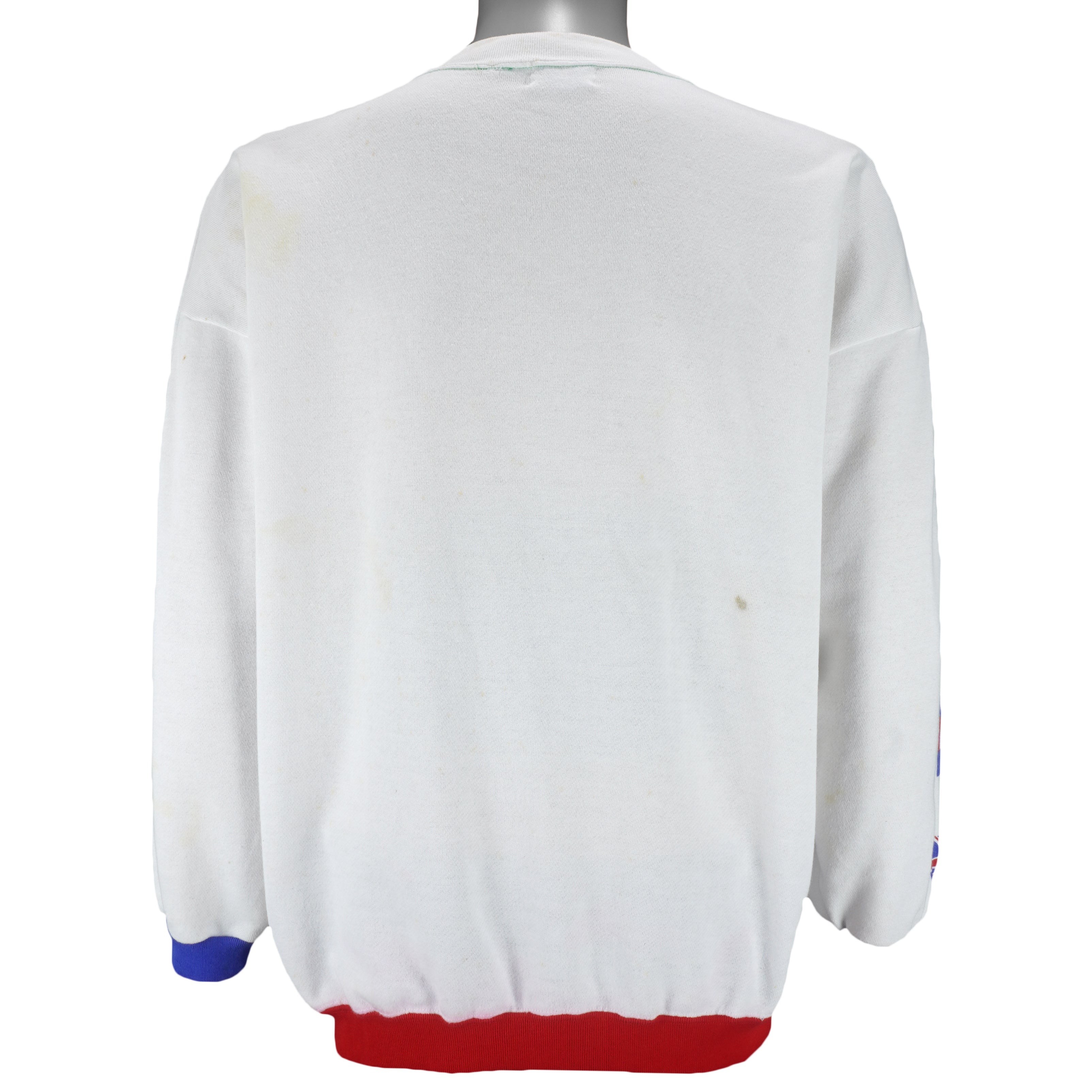 Vintage (Miss One) - Bear X Rock Climber National Flags Sweatshirt 1990s Large vintage retro