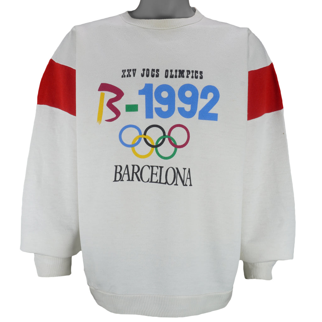 Vintage - Olympics XXV Jocs Olimpics Barcelona Sweatshirt 1992 Large vintage retro