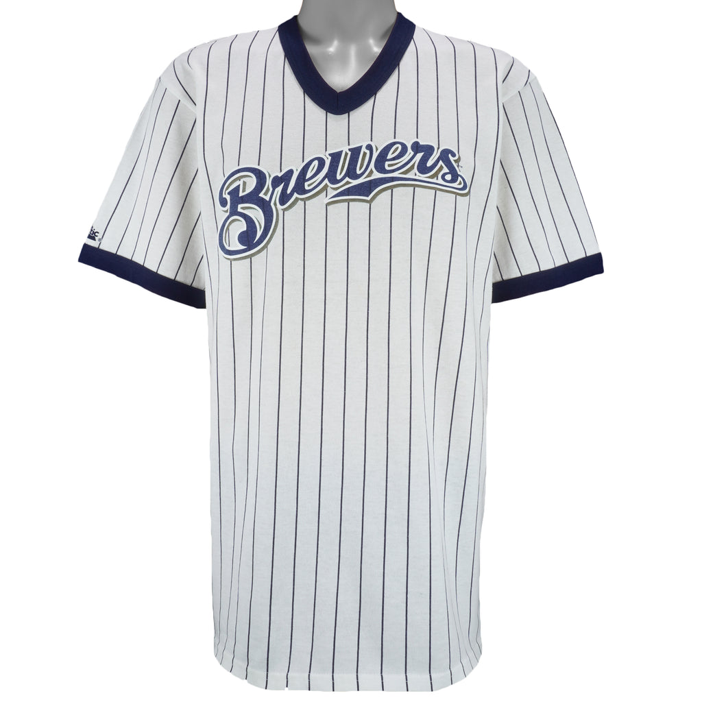 MLB (Majestic) - Milwaukee Brewers No. 13 T-Shirt 1990s X-Large vintage retro baseball