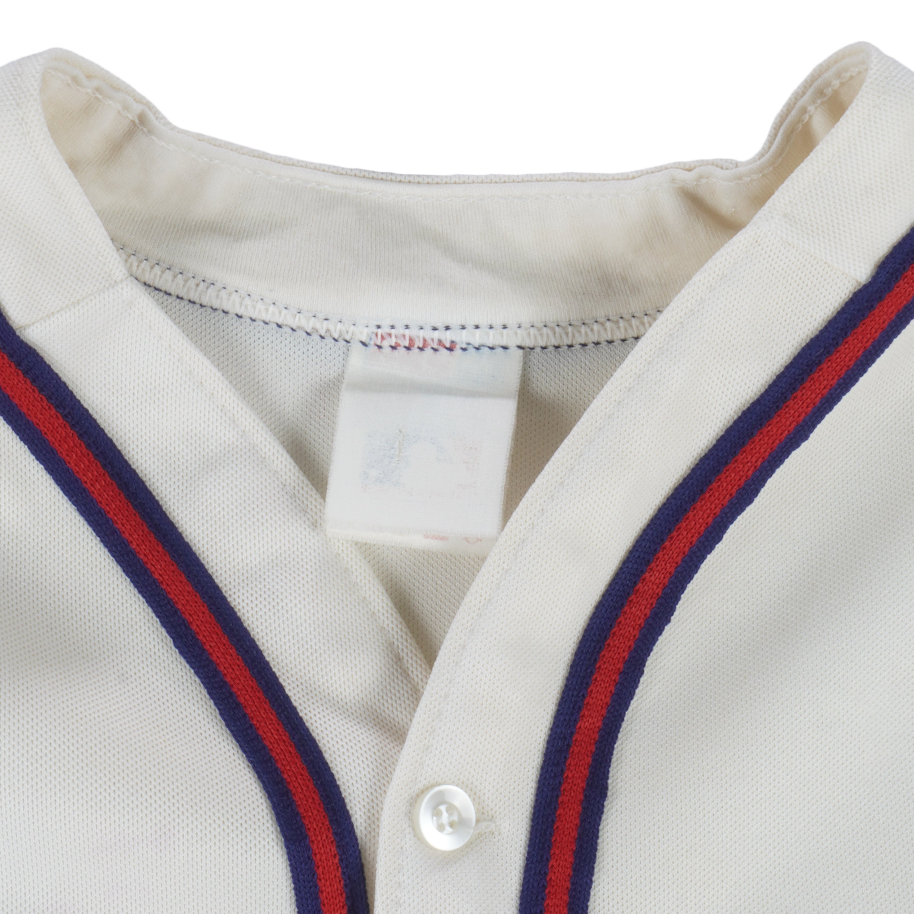 MLB - Atlanta Braves Button Up Jersey 1990s Large