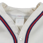 MLB - Atlanta Braves Button Up Jersey 1990s Large