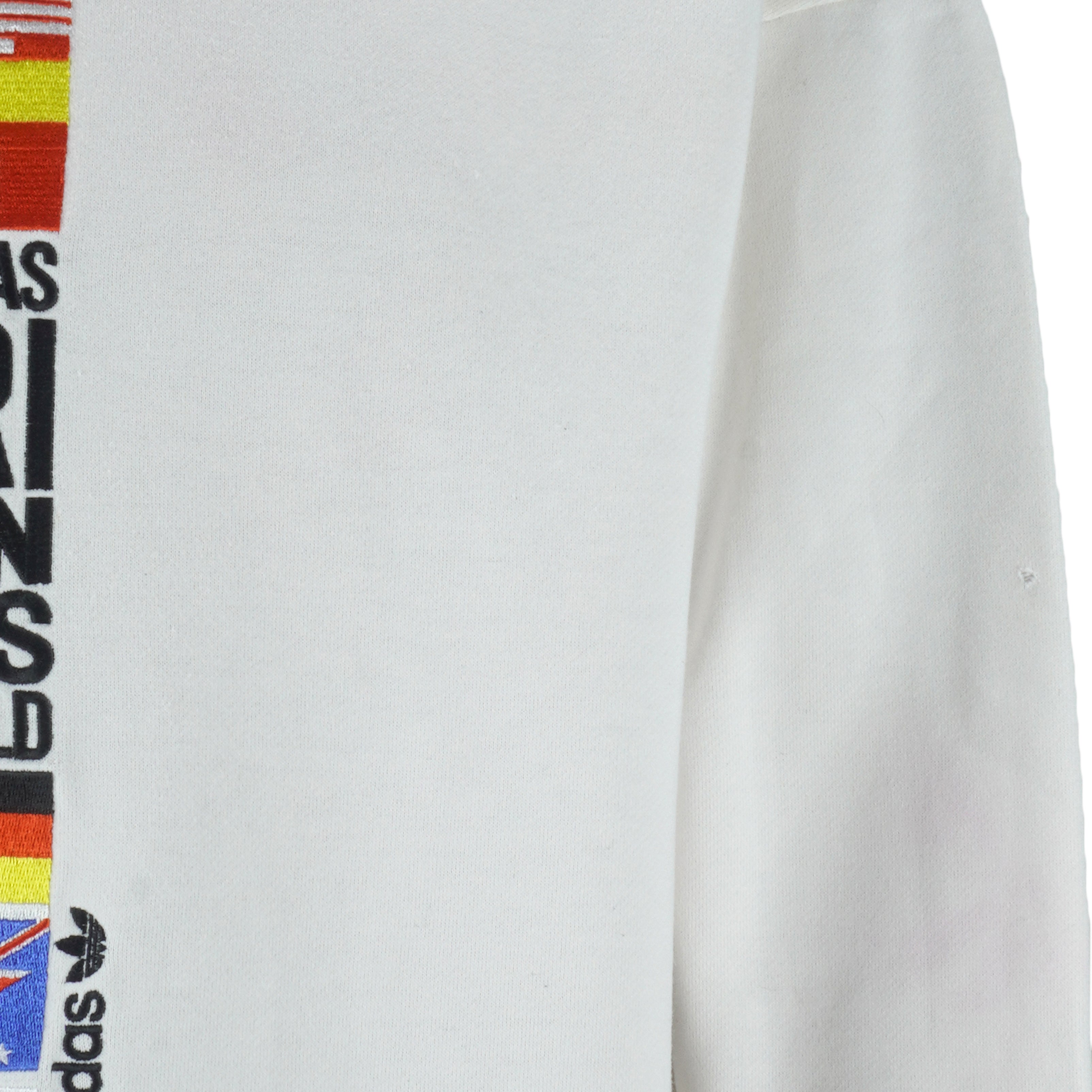 Adidas - Originals World Embroidered Crew Neck Sweatshirt 2000s Medium vintage retro