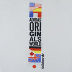 Adidas - Originals World Embroidered Crew Neck Sweatshirt 2000s Medium vintage retro