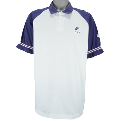 Nike - Challenge Court F.I.T. Grey Tag Warm Up Jersey 1990s Large