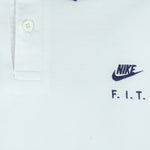 Nike - Challenge Court F.I.T. Collared Grey Tag T-Shirt 1990s Large vintage retro