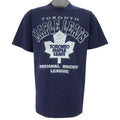 NHL (Bulletin Athletic) - Toronto Maple Leafs T-Shirt 1990s Medium vintage retro hockey