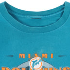 NFL (Nutmeg) - Miami Dolphins Dan Marino No. 13 QB T-Shirt 1993 Large vintage retro football