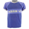 Adidas - Light Blue T-Shirt 1980s X-Small vintage retro