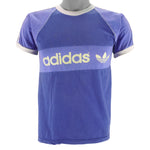 Adidas - Light Blue T-Shirt 1980s X-Small