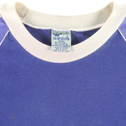 Adidas - Light Blue T-Shirt 1980s X-Small vintage retro