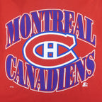 Starter - Montreal Canadiens Spell-Out Single Stitch T-Shirt 1990s Large vintage retro hockey