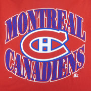 Starter - Montreal Canadiens Spell-Out Single Stitch T-Shirt 1990s Large vintage retro hockey