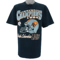 CFL (Waves) - British Columbia Lions Helmet T-Shirt 1994 Large vintage retro football