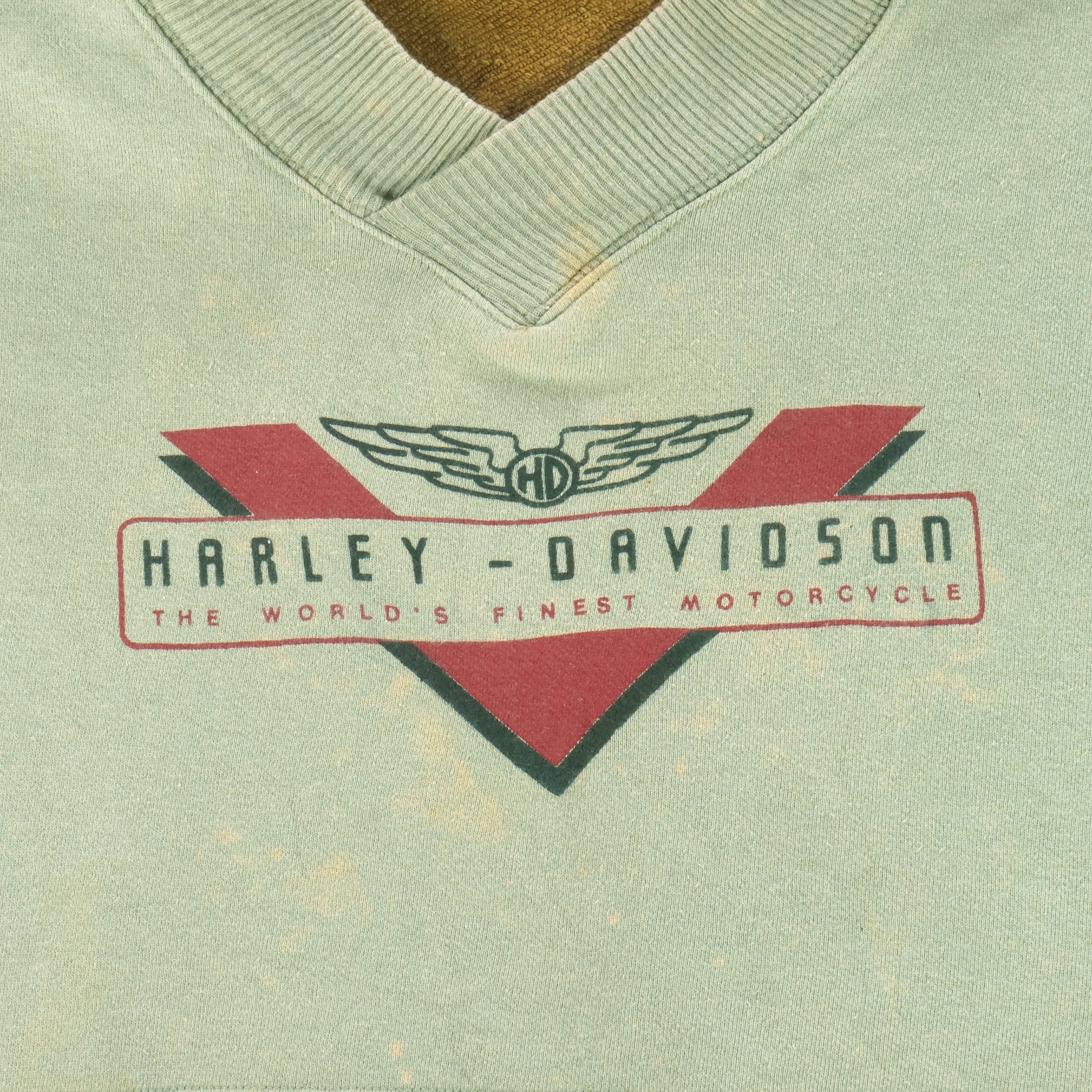 Harley Davidson - The World's Finest Motorcycle Crew Neck Sweatshirt 1990s Large vintage retro