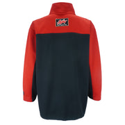 FUBU - Sports Black & Red Embroidered Sweatshirt 1990s Large vintage retro