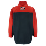 FUBU - Sports Black & Red Embroidered Sweatshirt 1990s Large vintage retro