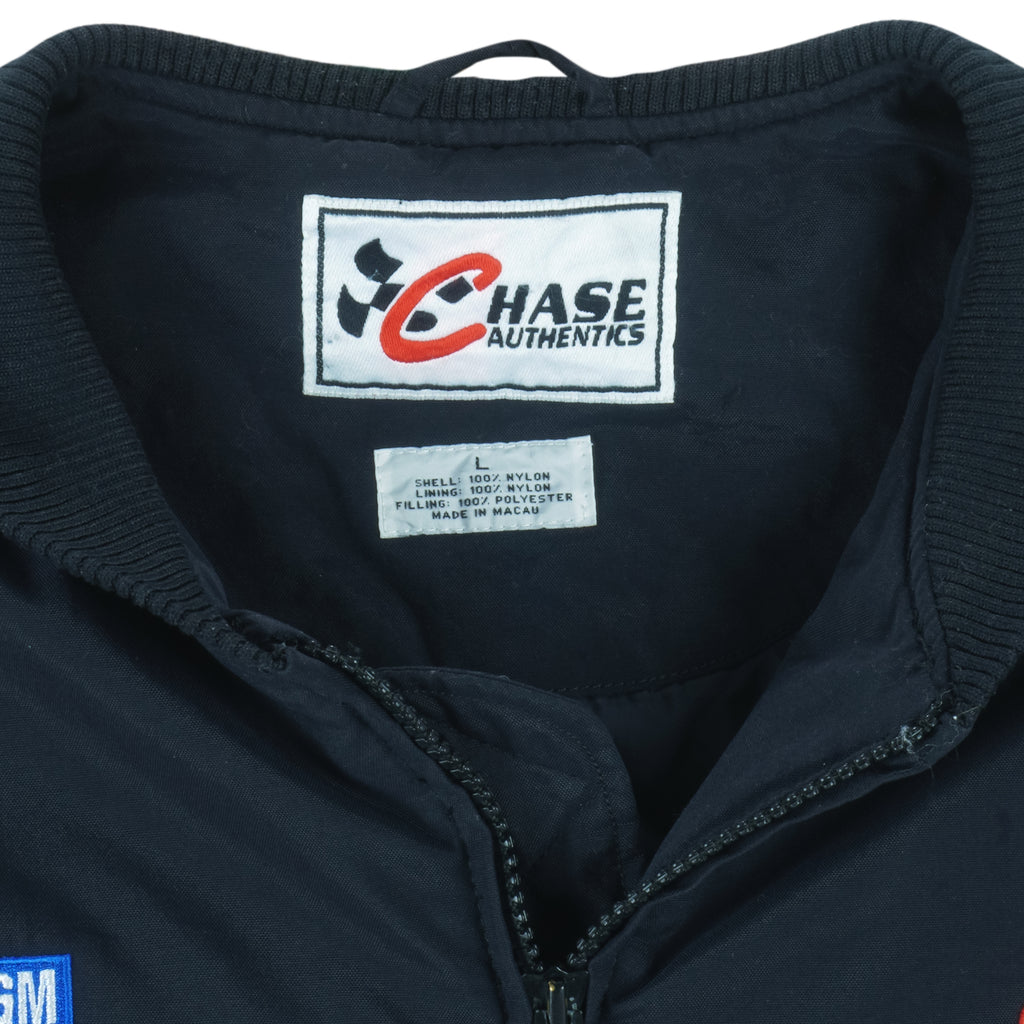 NASCAR - Team Dale Earnhardt Embroidered Racing Jacket 1990s Large VINTAGE RETRO
