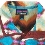 Patagonia - Geometric Pattern Fleece Pullover Jacket Small  vintage retro