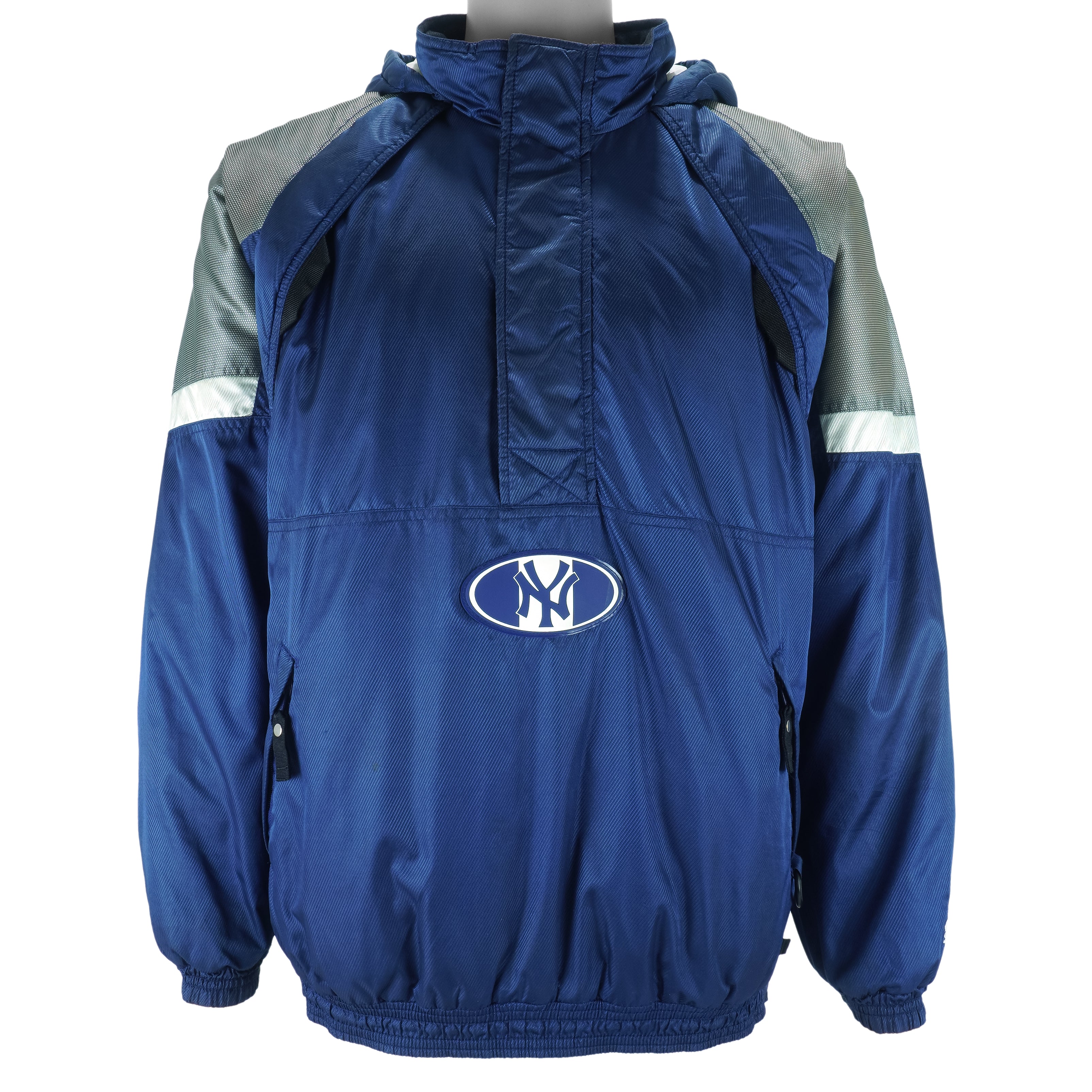 Starter - New York Yankees Puffer Pullover Jacket 1990s X-Large