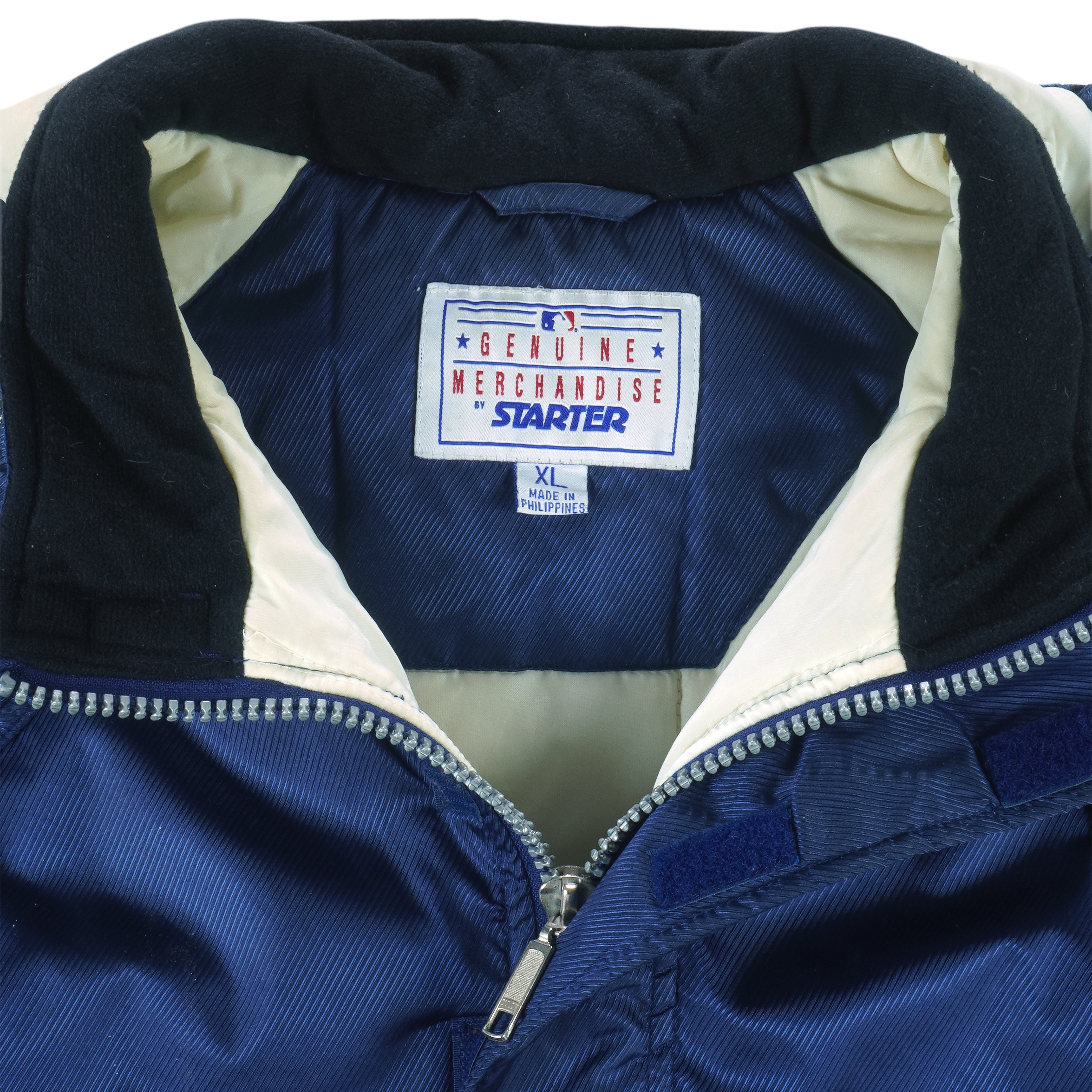 Starter - New York Yankees Puffer Pullover Jacket 1990s X-Large
