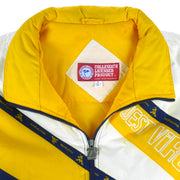 Vintage Starter (NCAA) - West Virginia Mountaineers Puffer Jacket 1990s X-Large in blue and white and yellow