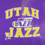 NBA (Logo Athletic) - Utah Jazz Spell-Out T-Shirt 1990s X-Large vintage retro basketball
