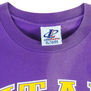 NBA (Logo Athletic) - Utah Jazz Spell-Out T-Shirt 1990s X-Large vintage retro basketball