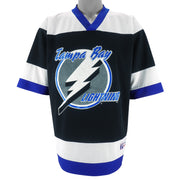 NHL (Logo 7) - Tampa Bay Lightning Fan Jersey 1990s Medium vintage retro hockey