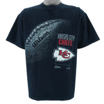 NFL (Salem) - Kansas City Chiefs Football T-Shirt 1992 Large Retro