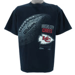 NFL (Salem) - Kansas City Chiefs Football T-Shirt 1992 Large