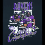 NFL - Baltimore Ravens Super Bowl 35th MVP Players T-Shirt 2001 Large vintage retro football