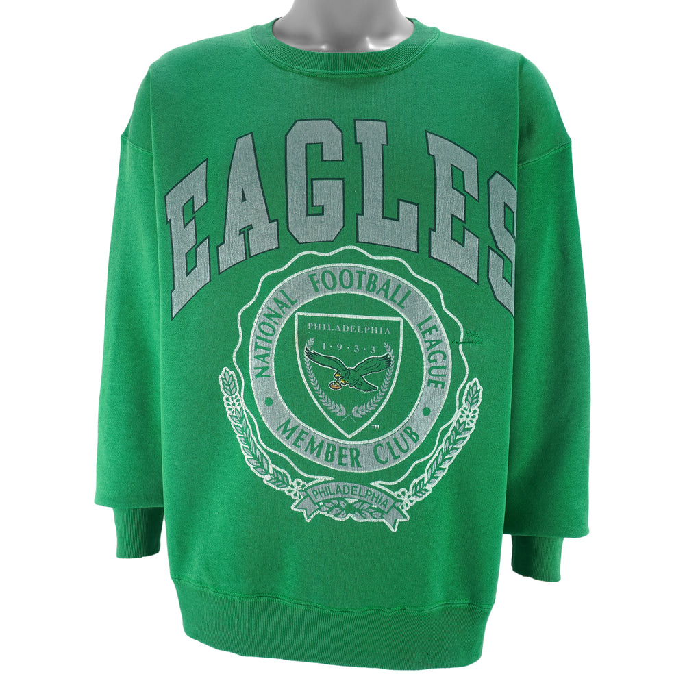 NFL (Nutmeg) - Philadelphia Eagles Crew Neck Sweatshirt 1990s X-Large vintage retro football